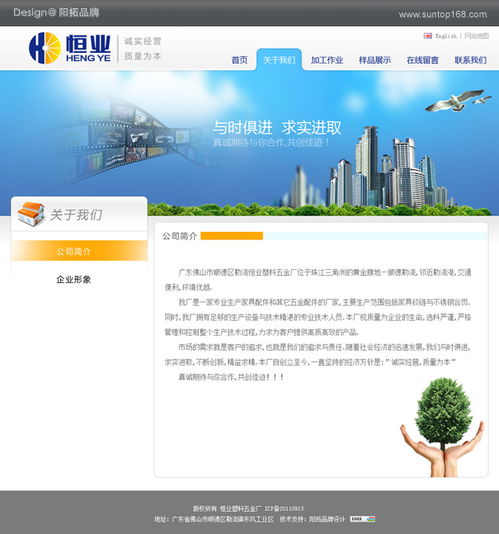 恒業(yè)五金 從企業(yè)形象策劃到官網(wǎng)設(shè)計的專業(yè)呈現(xiàn)——陽拓設(shè)計作品賞析